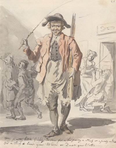 Meine hübschen kleinen Ginny Tarters für einen halben Penny pro Stange oder einen Penny pro Stange, oder eine Stange, um Ihre Frau zu schlagen von Paul Sandby